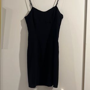 Aritzia/Wilfred Black Dress with Side Zip